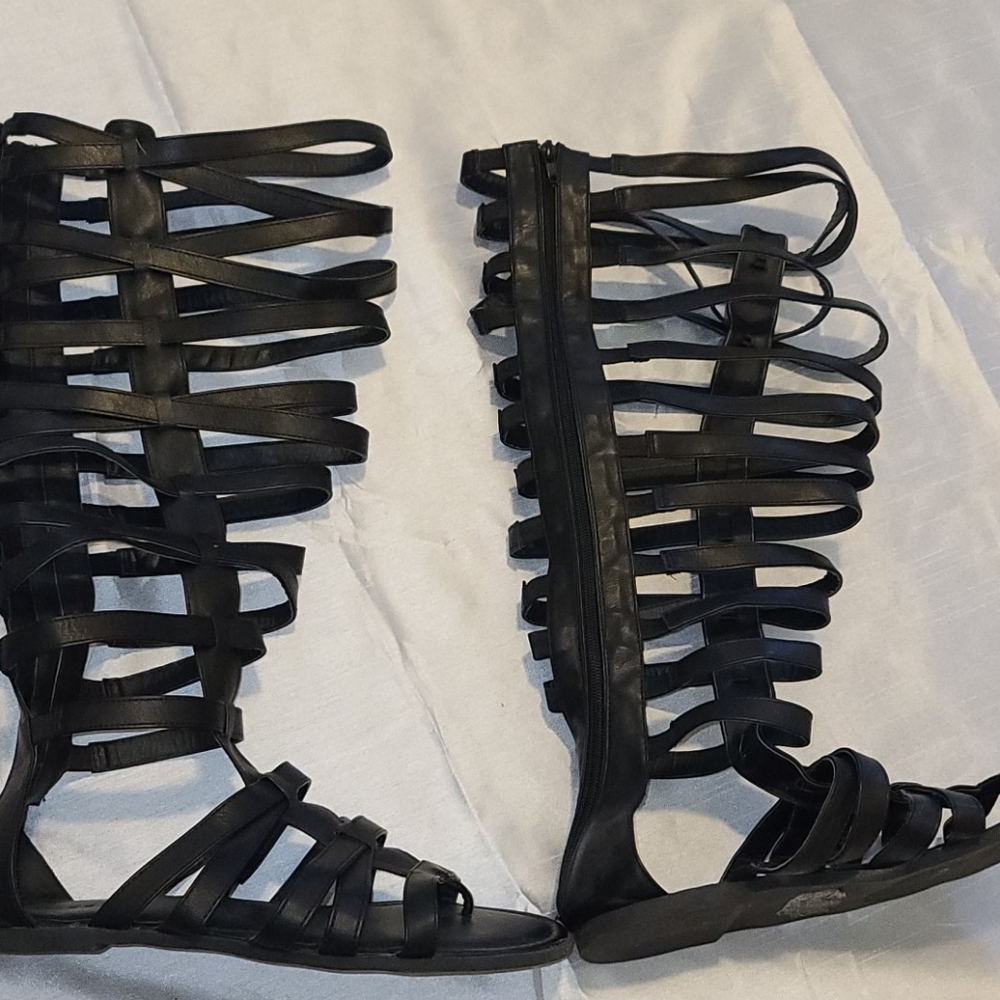 Torrid Black Gladiator Sandals